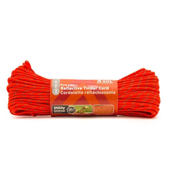 Ready Brands Survive Outdoors Longer Fire Lite Utility Reflective Tinder Cord 100 ft - Precision Shot Firearms