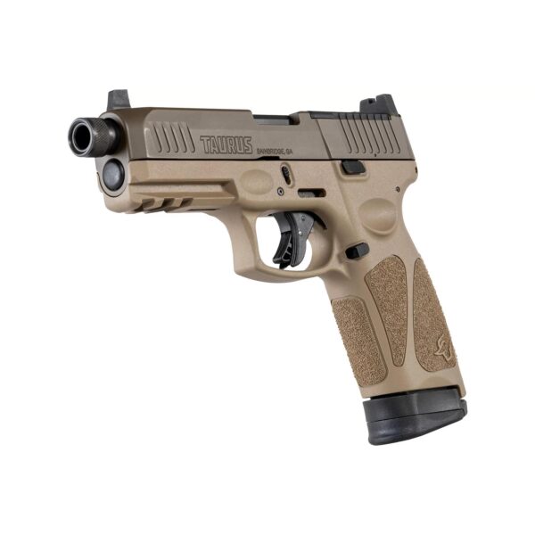 Taurus G3 TORO Tactical Handgun 9mm Luger 17rd Magazines(2) 4.5'' Barrel Tan frame/Brown Slide - Precision Shot Firearms