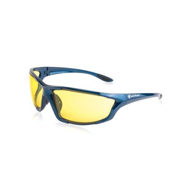 Smith & Wesson Major Full Frame Shooting Glasses Blue with Amber Lens - Precision Shot Firearms