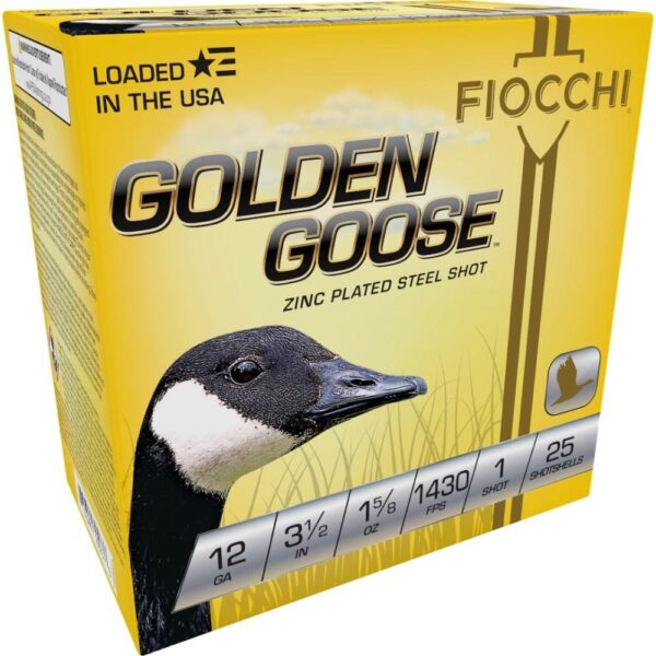Fiocchi Golden Goose Shotshells 12ga 3 1/2" 1-5/8oz 1430fps #1 25/ct - Precision Shot Firearms