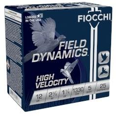 FIOCCHI 12GA HV 2-3/4 1-1/4OZ #5 1330FPS 25RD - Precision Shot Firearms