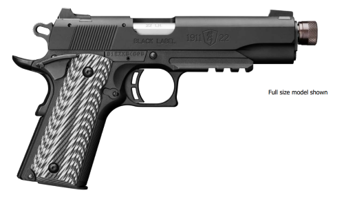 1911-22 A1 BK LBL 22LR 4.3" TB, 051820490