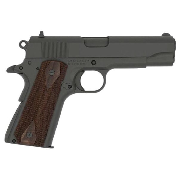 Tisas 1911 A1 Tank Commander Pistol .45 ACP 7rd Magazines(2) 4.25'' Barrel GI Parkerized Finish - Precision Shot Firearms