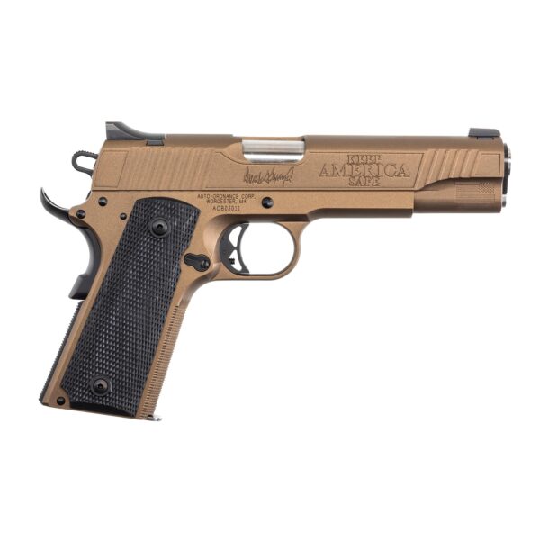 Auto Ordnance 1911 A1 45th President "Trump" Handgun .45 ACP 5" Barrel 7rd Magazine Bronze/Copper V2 - Precision Shot Firearms