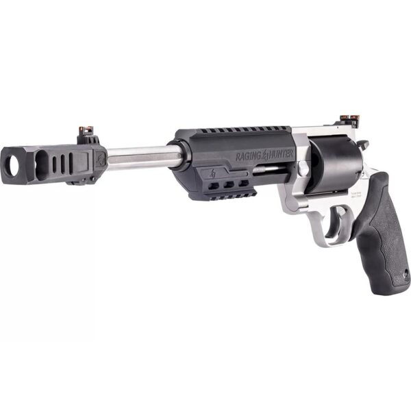 Taurus Raging Hunter 460 S&W Magnum Two Tone 5 Round Capacity 10.5" Barrel Black Grip - Precision Shot Firearms