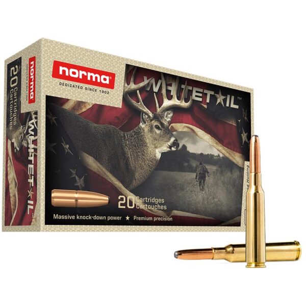 Norma WhiteTail Rifle Ammunition 6.5x55 SE 156gr PSP 2559 fps 20/ct - Precision Shot Firearms