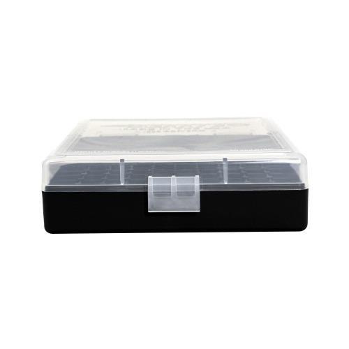 Berry's Mfg #001 Clear Top/ Black Ammo Box - 380 ACP/ 9mm Luger 100/ct - Precision Shot Firearms