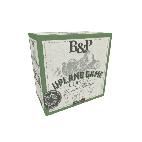 B&P Upland Game Classic Shotshells 12ga 2-1/2'' 1oz 1160 fps #6 25/ct - Precision Shot Firearms