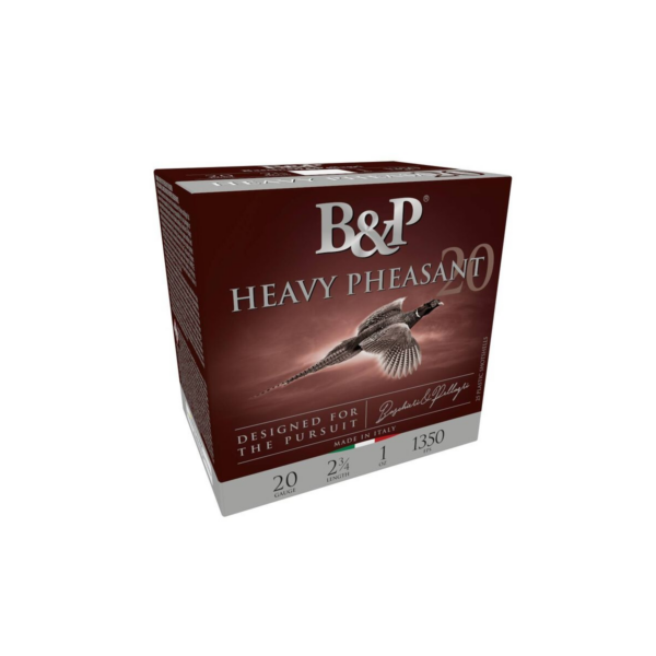 B&P Heavy Pheasant Shotshells 20ga 3'' 1-1/4oz 1300 fps #4 25/ct - Precision Shot Firearms