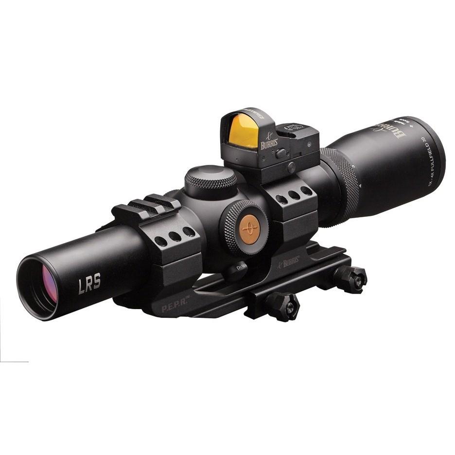 REFURBISHED Burris Fullfield TAC30 Tactical Rifle Scope w/FastFire & Mount - 1-4x24mm Ballistic CQ 5.56 Reticle Matte - Precision Shot Firearms