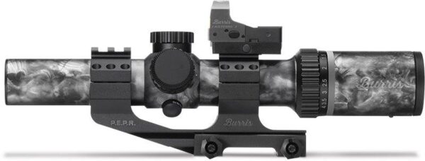 BLEMISHED Burris SkullTac Rifle Scope Combo w/FastFire III AR-P.E.P.R. Mount - 1-4x24mm Ballistic CQ 5.56 Camo - Precision Shot Firearms