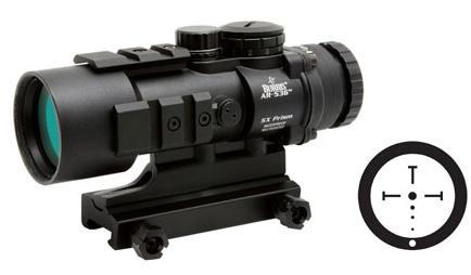 REFURBISHED Burris AR-536 Prism Sight with Picatinny Mount - 5x 36mm 20' FOV Ballistic CQ 5.56 Reticle Matte - Precision Shot Firearms