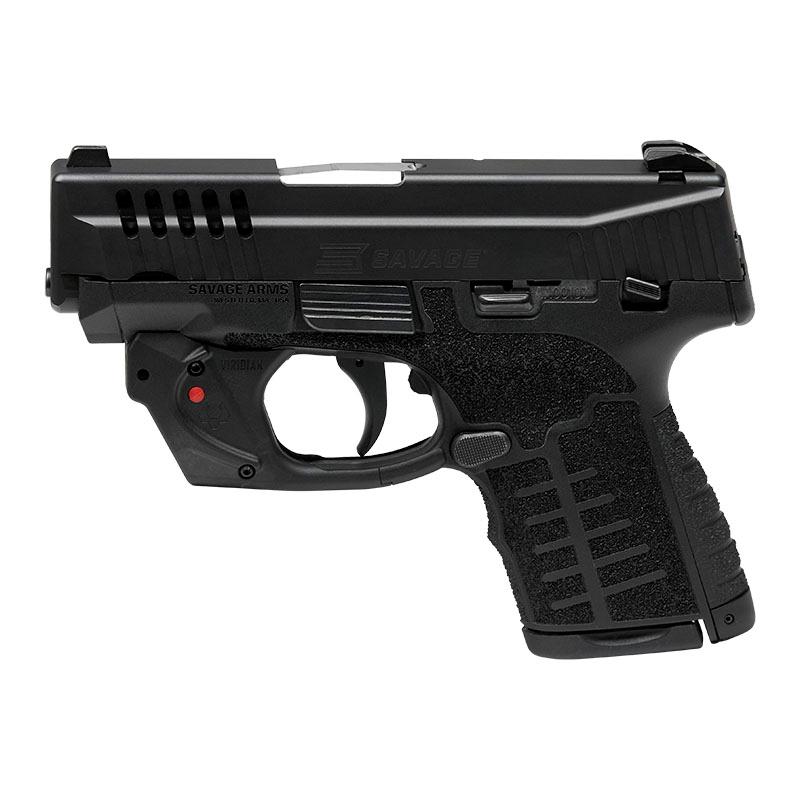 Savage Arms Stance Black Manual Safety Laser Handgun 9mm Luger 7rd Magazines 3.2" Barrel Black - Precision Shot Firearms