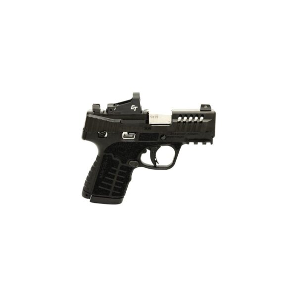Savage Stance XR MC9MS Handgun 9mm Luger 10(1)rd Magazines 3.2" Barrel Black Manual Safety w/CTS-500 Red Dot - DEMO - Precision Shot Firearms
