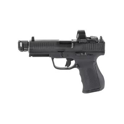 FMK 9C1 G3 Handgun 9mm Luger 14(1) &17(1)rd Magazines 4.5" Threaded Barrel Red Dot Black Frame - Precision Shot Firearms
