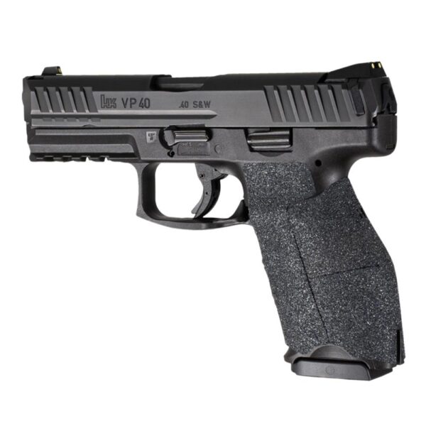Hogue Wrapter Adhesive Grip H&K VP9 & VP40 Medium Grip Module Heavy Grit Black - Precision Shot Firearms