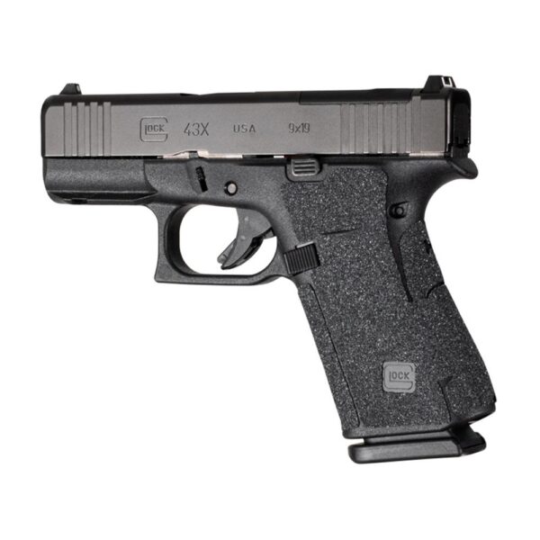 Hogue Wrapter Adhesive Grip Glock 43x/48 Heavy Grit Black - Precision Shot Firearms