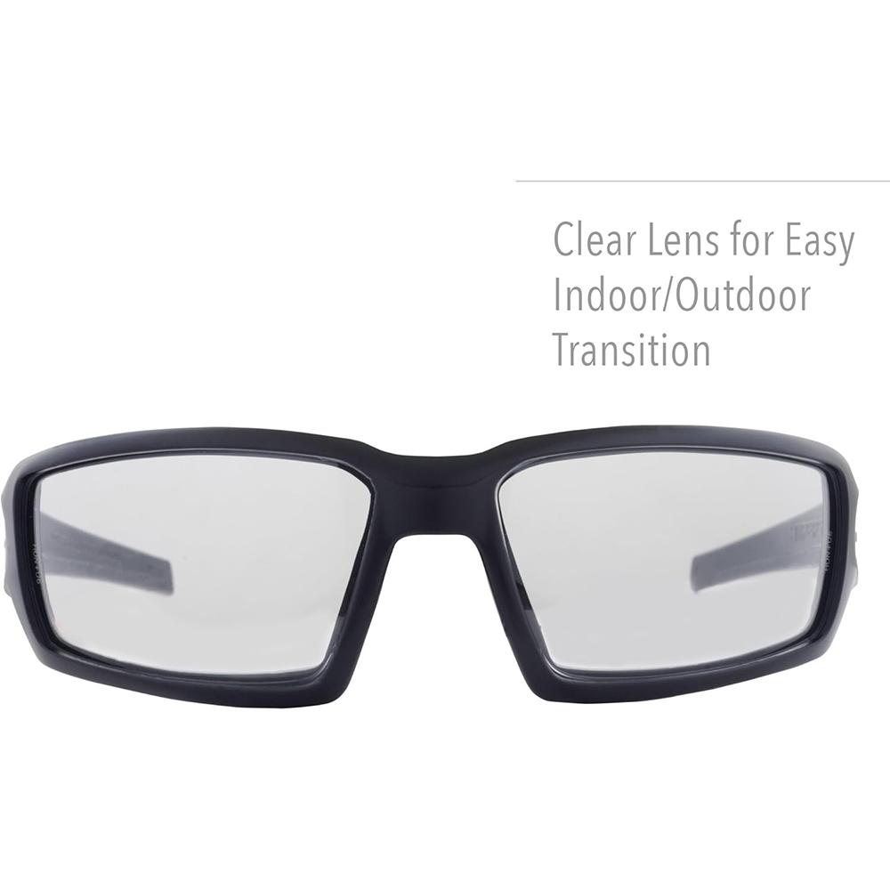 Howard Leight UVEX Hypershock Shooting Glasses Black with Clear Lens - Precision Shot Firearms