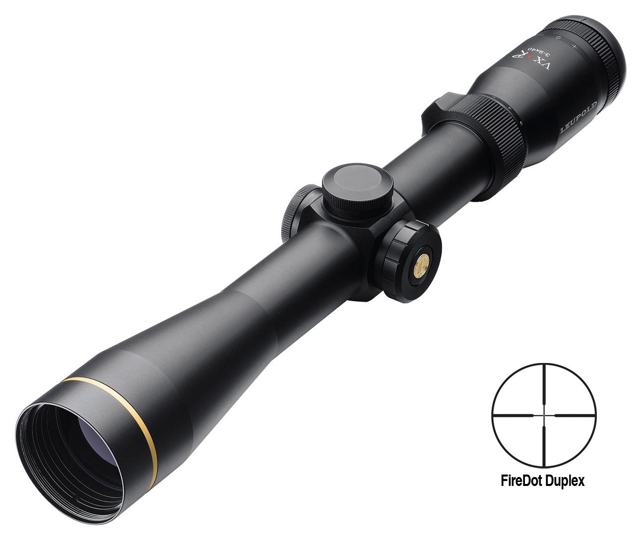 BLEMISHED Leupold VX-R Rifle Scope - 3-9x40mm Illum. FireDot Duplex 33.6-13.6' 4.2-3.7" Matte - Precision Shot Firearms