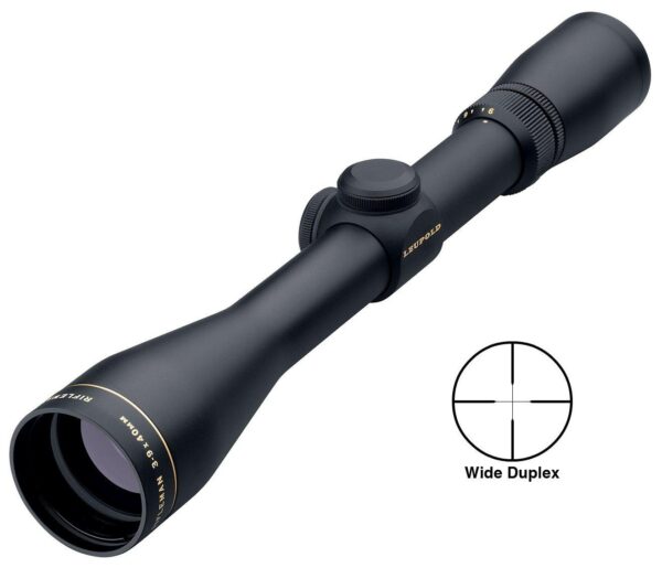 BLEMISHED Leupold Rifleman Rifle Scope - 3-9x40mm Wide Duplex 32.9-13.1' FOV 4.2-3.7" ER Matte - Precision Shot Firearms