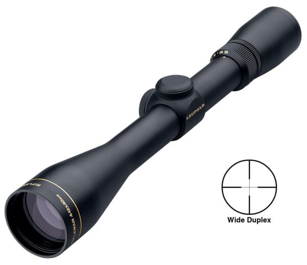 BLEMISHED Leupold Rifleman Rifle Scope - 4-12x40mm Wide Duplex 19.9-9.4' 4.9-3.7" Matte - Precision Shot Firearms