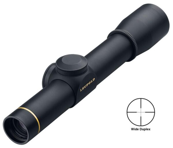BLEMISHED Leupold FX-II Ultralight Rifle Scope - 2.5x20mm Wide Duplex 39.5' 4.9" Matte - Precision Shot Firearms