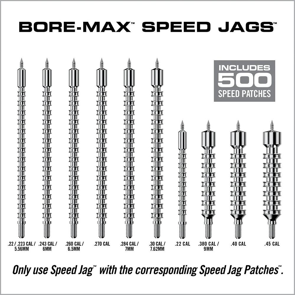 Real Avid Bore-Max Speed Jags & Patches Multi-Cal Pack - Precision Shot Firearms