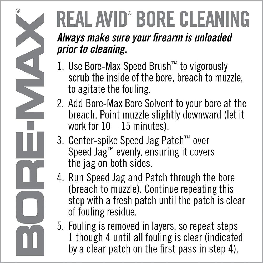 Real Avid Bore-Max Speed Jags & Patches Multi-Cal Pack - Precision Shot Firearms
