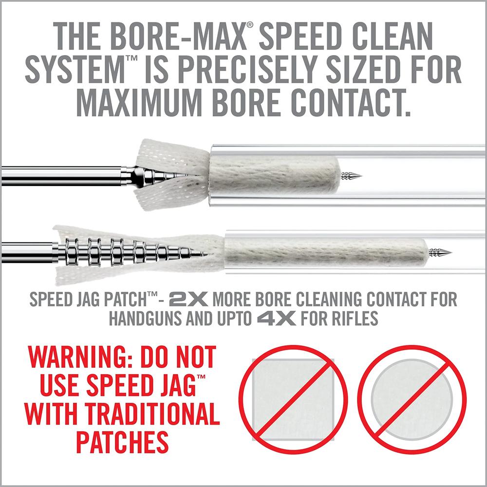 Real Avid Bore-Max Speed Jags & Patches Multi-Cal Pack - Precision Shot Firearms