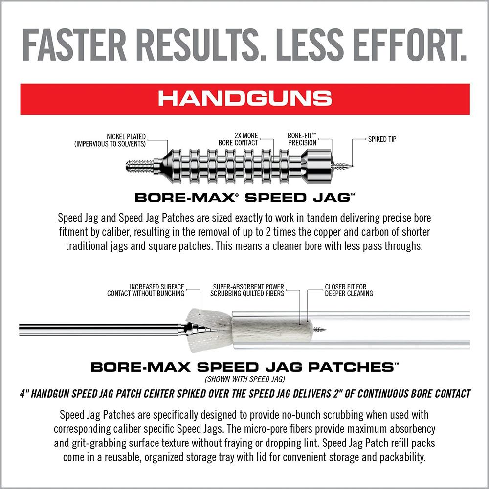 Real Avid Bore-Max Speed Jags & Patches Multi-Cal Pack - Precision Shot Firearms