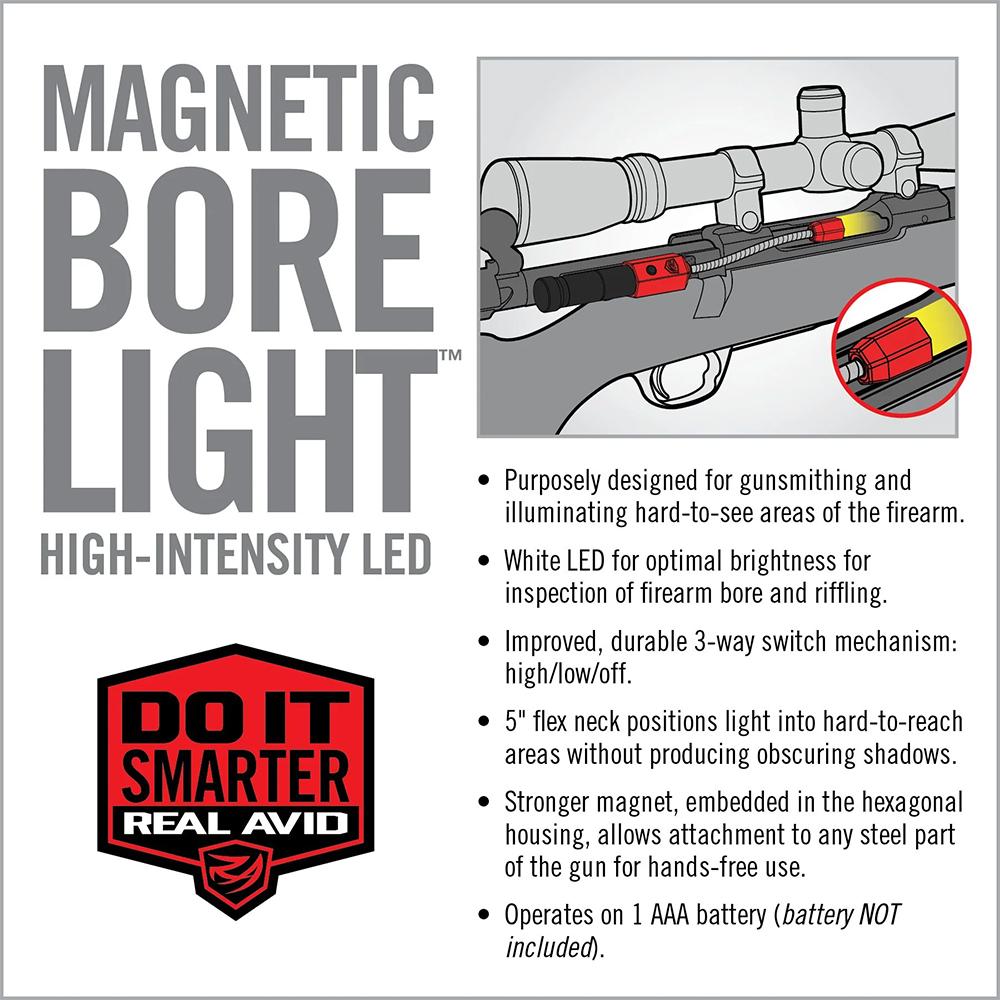 Real Avid Magnetic Bore Light - Precision Shot Firearms