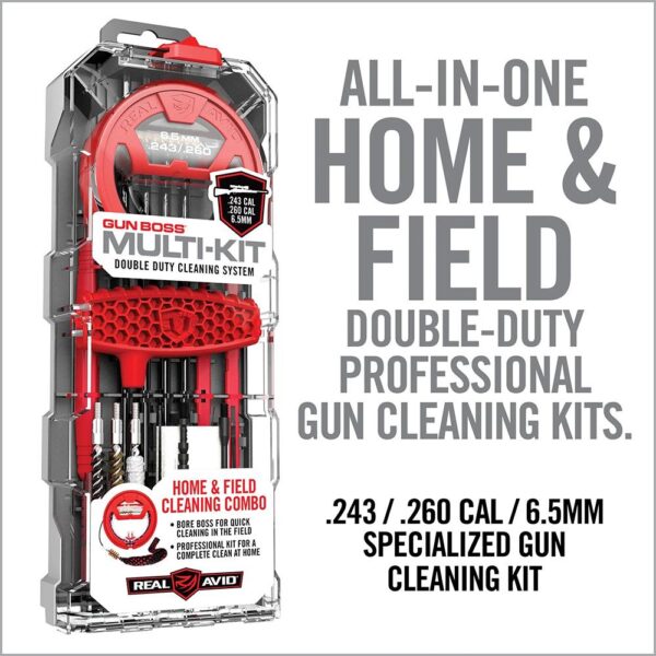 Real Avid Gun Boss Multi-Kit .243 cal/.260 cal/6.5mm - Precision Shot Firearms