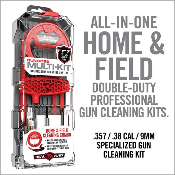 Real Avid Gun Boss Multi-Kit .357 cal/.38 cal/9mm Luger - Precision Shot Firearms