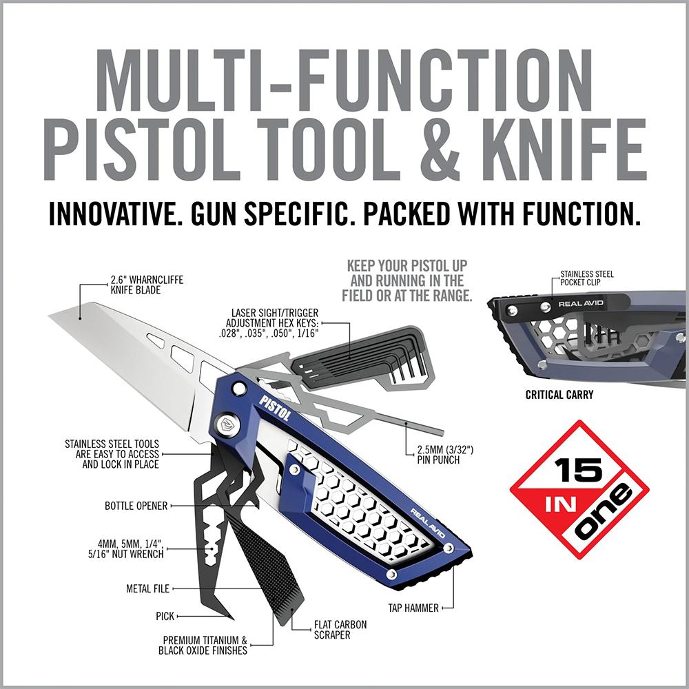Real Avid Gun Tool Edge Pistol Everyday Multi-Tool - Precision Shot Firearms