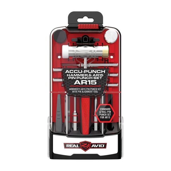 Real Avid Accu-Punch Hammer & AR15 Pin Punch Set - Precision Shot Firearms
