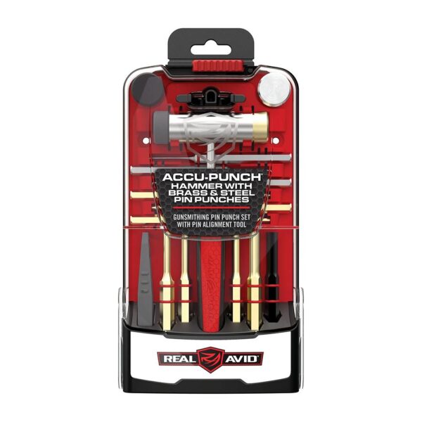 Real Avid Accu-Punch Hammer & Pin Punch Set Brass - Precision Shot Firearms