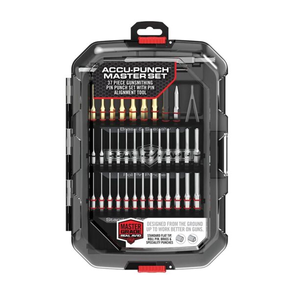 Real Avid Accu-Punch Master Set 37-piece Pin Punch Set with Alignment Tool - Precision Shot Firearms