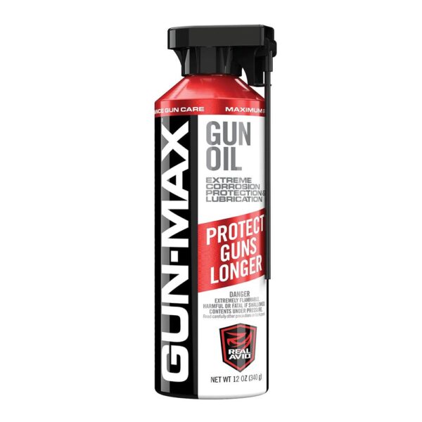 Real Avid Gun-Max Gun Oil 12 oz Aerosol - Precision Shot Firearms
