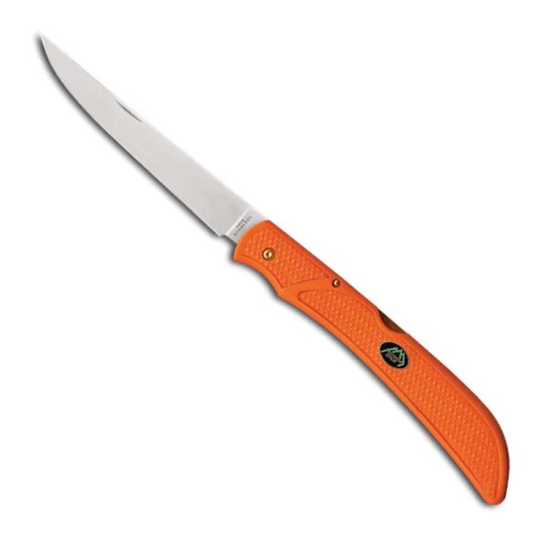 Outdoor Edge FieldBone Folding Knife 5" Boning Blade Orange - Precision Shot Firearms