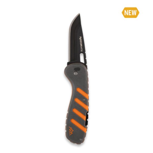 Outdoor Edge Razor HTX Replaceable Blade Folding Knife 3" Blades Grey - Precision Shot Firearms