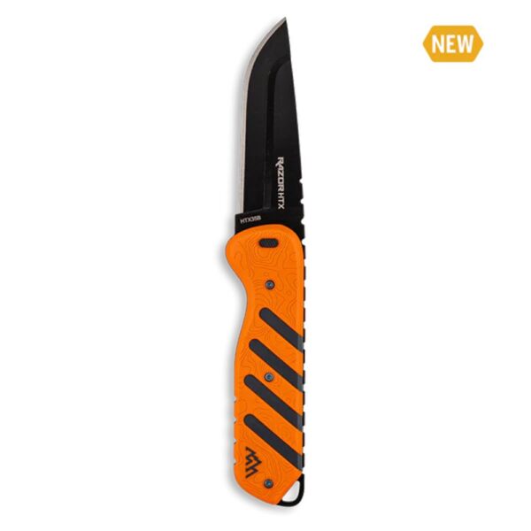 Outdoor Edge Razor HTX Replaceable Blade Fixed Knife 3-1/2" Blades Orange - Precision Shot Firearms