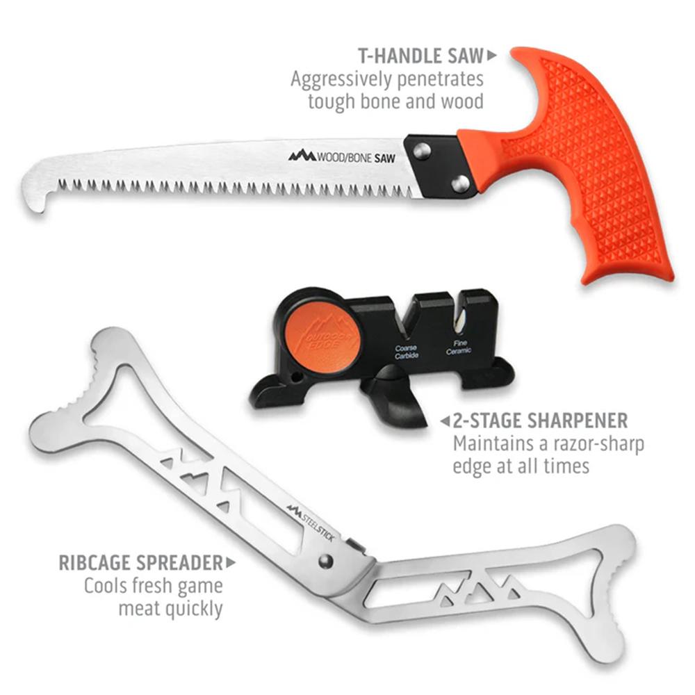 Outdoor Edge Jaeger Pak All-In-One 8-Piece Game Processing Kit - Precision Shot Firearms