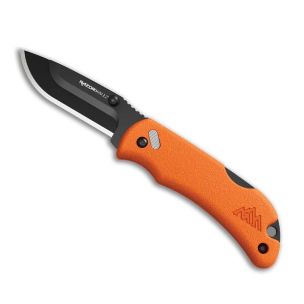 Outdoor Edge RazorMini Folding Knife 2-1/5" Drop Point Blade Orange - Precision Shot Firearms