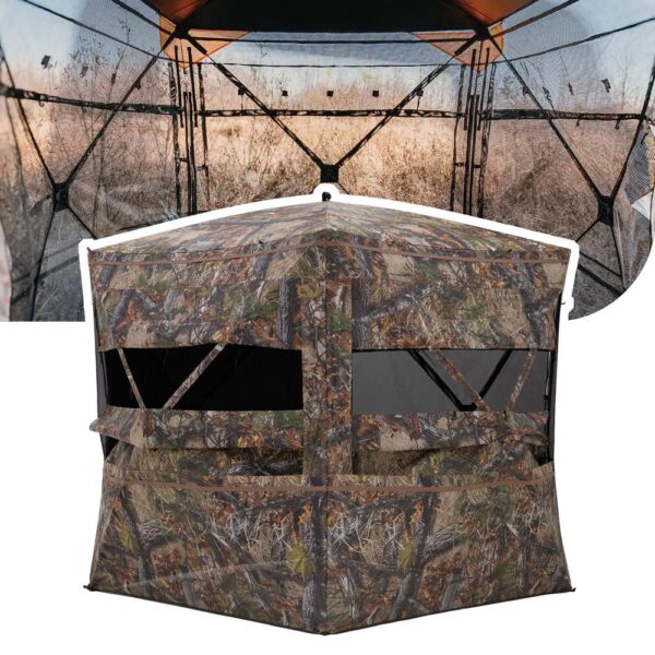 Barronett Blinds Insight 350 Ground Blind Fence Line Camo - Precision Shot Firearms