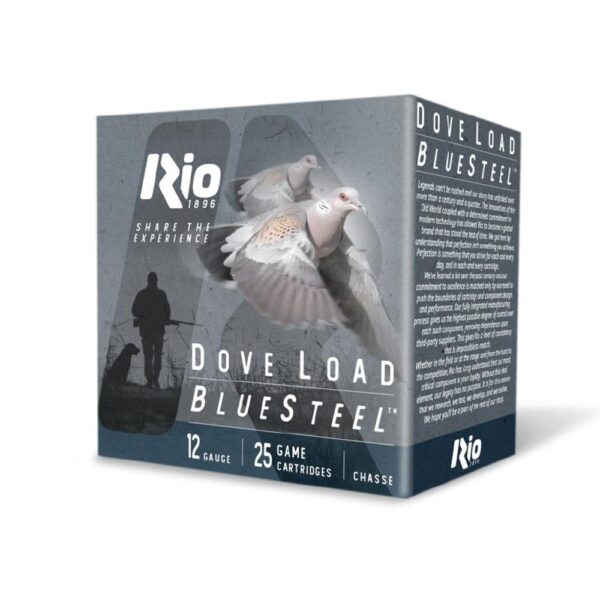 Rio Bluesteel Dove Load Shotshells 12 ga 2.75" 7/8oz #7 1350 fps 25/ct - Precision Shot Firearms