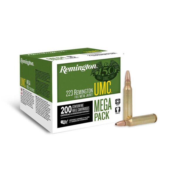 Remington UMC Rifle Ammunition .223 Rem 45 gr. JHP 3550 fps 200/ct - Precision Shot Firearms