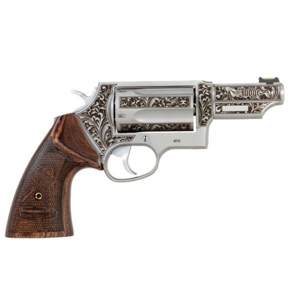 Taurus Judge 20th Anniversary Handgun .45 Colt/410ga 5rd Capacity 3" Barrel Engraved Stainless Wood Grips - Precision Shot Firearms