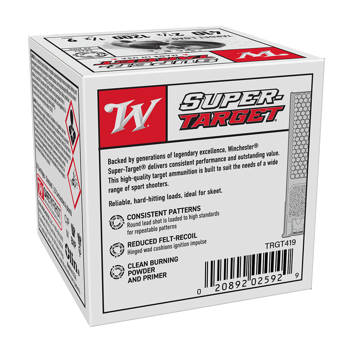 Winchester Super-Target Shotshells 410ga 2-1/2" 1/2oz 1300 fps #9 25/ct - Precision Shot Firearms