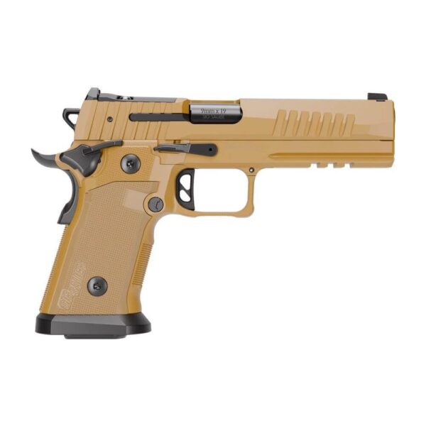 Sig Sauer P211-GT5 SAO Handgun 9mm Luger 21(2) &17(1)rd Magazines 5" Barrel Coyote Tan Night Sights Optic Ready - Precision Shot Firearms