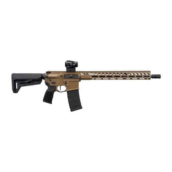 Sig Sauer M400 Forge FDE Rifle 5.56 NATO 30rd Magazine 16" Barrel ROMEO-MSR GEN II Adjustable Stock M-LOK Handguard - Precision Shot Firearms